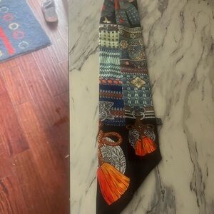 Multicolor Patterned Purse Twilly